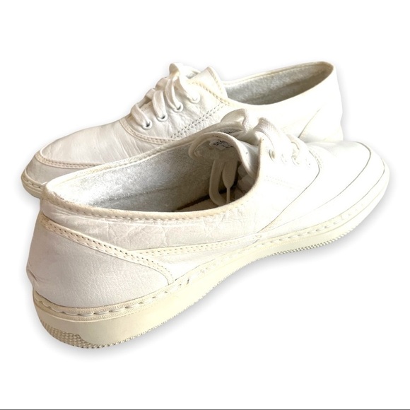 Vintage G.H. Bass White Leather Oxford Sneakers – Moc Toe Walkers 1980s-90s EUC - Picture 10 of 12